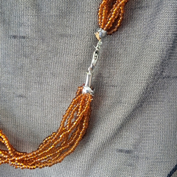 Multistrand seed bead necklace - Picture 5 of 6